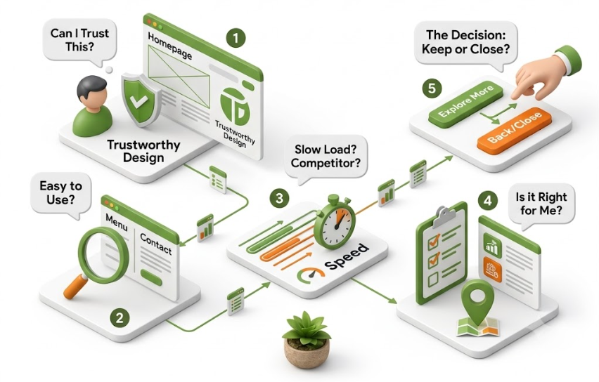 What Happens in the First 5 Seconds When Someone Visits Your Website?